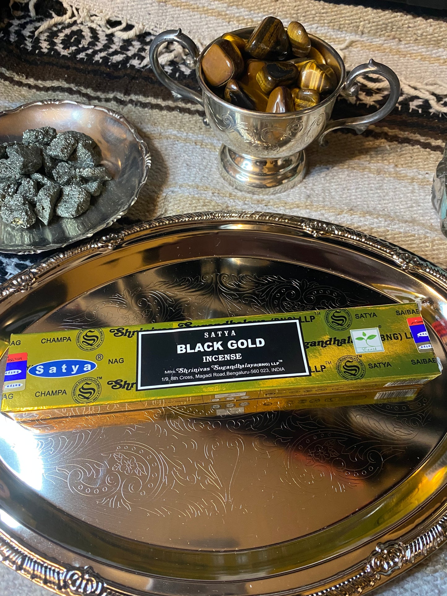 Black Gold Satya Incense 15 Gram Pack