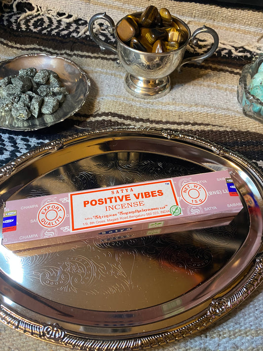 Positive Vibes Satya Incense 15 Gram Pack